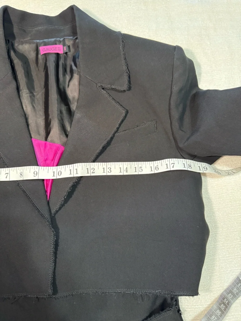 HADERA Mini Dress From The Brand GAUGE81, look like two pieces Suit. - Picture 8 of 12